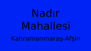 Nadır Mahallesi Thumbnail