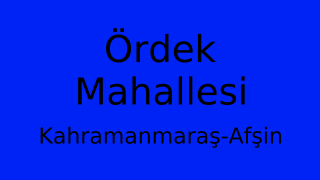 Ördek Mahallesi Thumbnail
