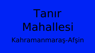 Tanır Mahallesi Thumbnail
