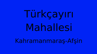 Türkçayırı Mahallesi Thumbnail