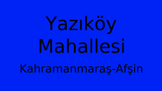 Yazıköy Mahallesi Thumbnail