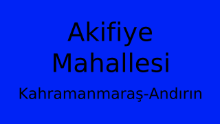 Akifiye Mahallesi Thumbnail