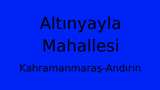Altınyayla Mahallesi Thumbnail