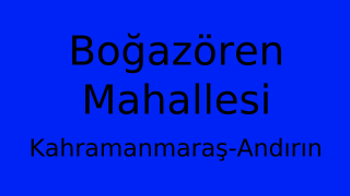 Boğazören Mahallesi Thumbnail