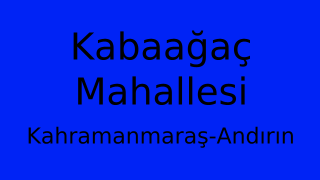 Kabaağaç Mahallesi Thumbnail