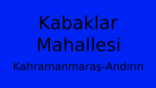 Kabaklar Mahallesi Thumbnail