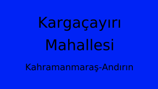 Kargaçayırı Mahallesi Thumbnail