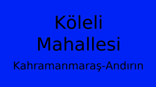 Köleli Mahallesi Thumbnail