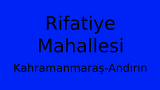 Rifatiye Mahallesi Thumbnail