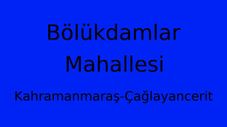 Bölükdamlar Mahallesi Thumbnail