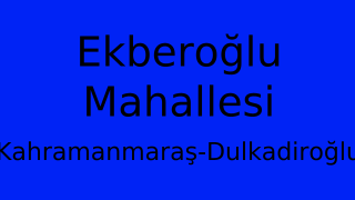 Ekberoğlu Mahallesi Thumbnail
