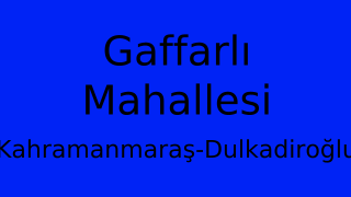 Gaffarlı Mahallesi Thumbnail