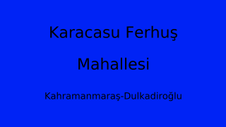 Karacasu Ferhuş Mahallesi Thumbnail
