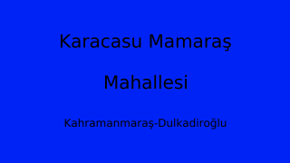 Karacasu Mamaraş Mahallesi Thumbnail