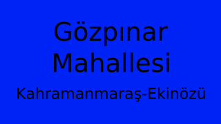 Gözpınar Mahallesi Thumbnail