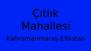 Çıtlık Mahallesi Thumbnail