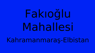 Fakıoğlu Mahallesi Thumbnail