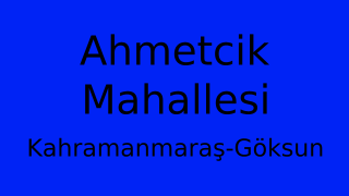 Ahmetcik Mahallesi Thumbnail