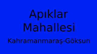Apıklar Mahallesi Thumbnail