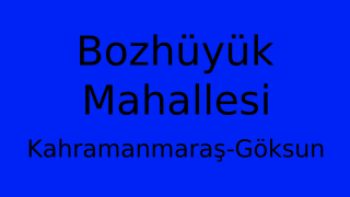 Bozhüyük Mahallesi Thumbnail