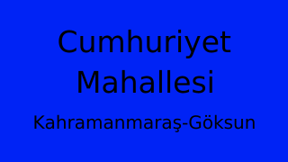 Cumhuriyet Mahallesi Thumbnail