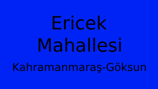 Ericek Mahallesi Thumbnail