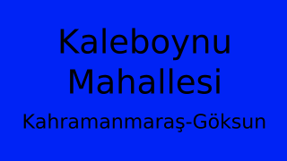 Kaleboynu Mahallesi Thumbnail