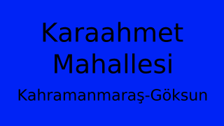 Karaahmet Mahallesi Thumbnail