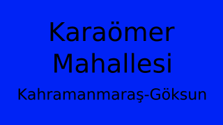 Karaömer Mahallesi Thumbnail