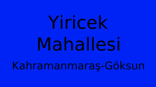 Yiricek Mahallesi Thumbnail