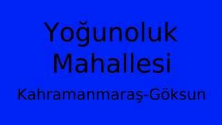 Yoğunoluk Mahallesi Thumbnail