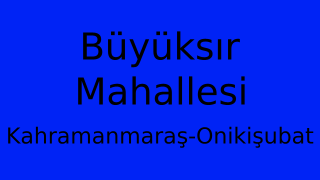 Büyüksır Mahallesi Thumbnail