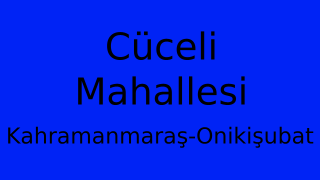 Cüceli Mahallesi Thumbnail