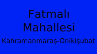 Fatmalı Mahallesi Thumbnail