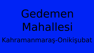 Gedemen Mahallesi Thumbnail