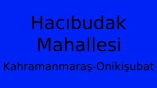 Hacıbudak Mahallesi Thumbnail