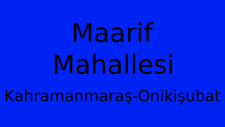 Maarif Mahallesi Thumbnail