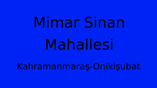 Mimar Sinan Mahallesi Thumbnail