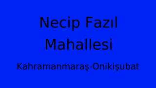 Necip Fazıl Mahallesi Thumbnail