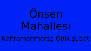 Önsen Mahallesi Thumbnail