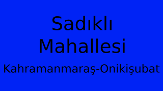 Sadıklı Mahallesi Thumbnail