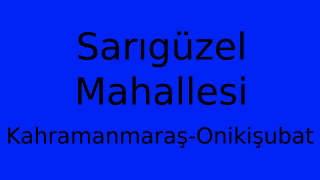 Sarıgüzel Mahallesi Thumbnail