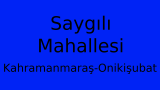 Saygılı Mahallesi Thumbnail