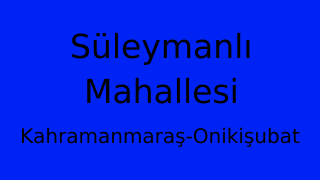 Süleymanlı Mahallesi Thumbnail