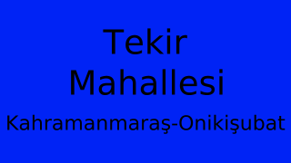 Tekir Mahallesi Thumbnail