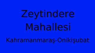 Zeytindere Mahallesi Thumbnail