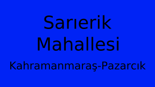 Sarıerik Mahallesi Thumbnail