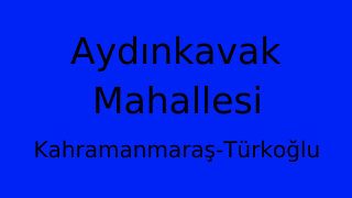 Aydınkavak Mahallesi Thumbnail