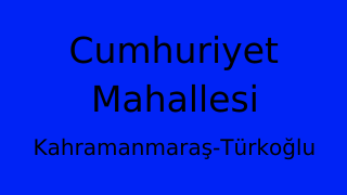 Cumhuriyet Mahallesi Thumbnail