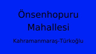 Önsenhopuru Mahallesi Thumbnail